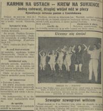 Karmin na ustach, 1925