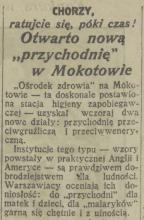 Ratujcie się póki czas, 1925