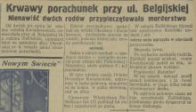 Krwawy porachunek, 1926