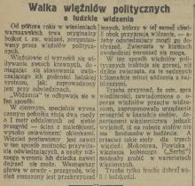 Walka więźniów, 1926