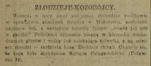 Kozobójcy, 1926