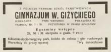Kilkudziesięciomorgowy park, 1926