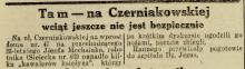Tam na Czerniakowskiej, 1926
