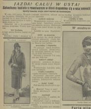 Gwałcicielka z Belgijskiej. 1926