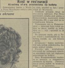 Szybka sprzedaż, 1927