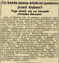 Co każda panna, 1927