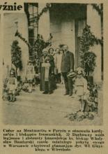 Wizyta biskupa Bandurskiego, 1928