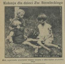Mała samarytanka. Park Giżyckiego. 1928