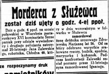 Morderca ujęty, 1928