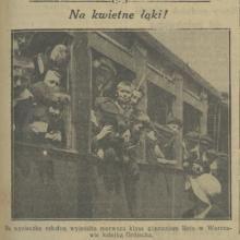 Na kwietne łąki, 1930