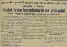 Mordercze otchłanie, 1930