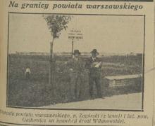 Na granicy powiatu, 1930