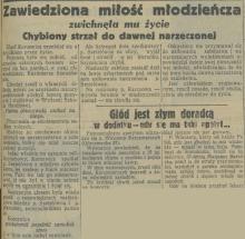 Zawiedziona miłość, 1930