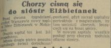 Chorzy cisną się, 1931