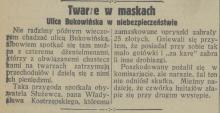 Twarze w maskach. 1931