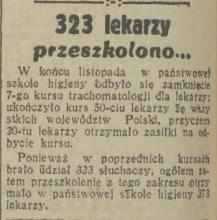 Kurs trachomatologji, 1931