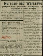 Huragan, 1931