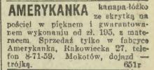Amerykanka sprzeda amerykankę, 1932