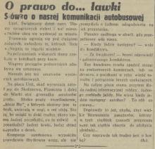 Prawo do ławki, 1932