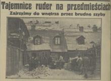 Tajemnice ruder, 1932