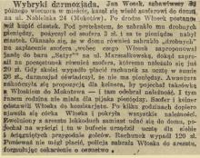 Wybryki darmozjada, 1933