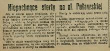 Niepachnące sterty, 1934