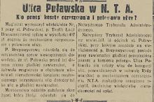 Kto ponosi koszty? 1934