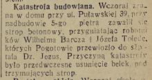 Katastrofa budowlana, 1934