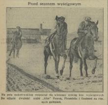 Przed sezonem, 1934