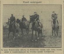 Trening koni, 1934