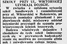 Dojście do szkoły, 1934
