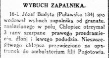 Wybuch zapalnika, 1935
