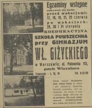 Egzaminy do Giżyckiego, 1935