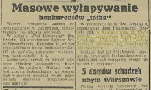 Konkurenci totka, 1935