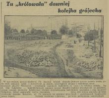 Tu królowała kolejka, 1935