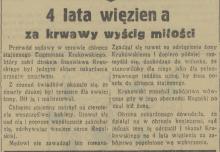Krwawy wyścig miłości, 1936