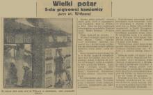 Wielki pożar, 1936