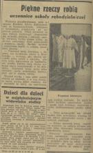 Kiermasz prac uczennic szkoły rekodzielniczej. 1936.