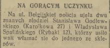 Na gorącym uczynku, 1937