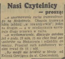 Czytelnicy proszą, 1937