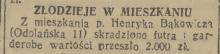 Złodzieje w mieszkaniu, 1937