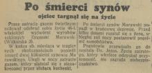 Po śmierci synów, 1938