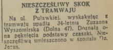 Nieszczęśliwy skok, 1938