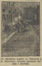 Jezdnia i chodniki, 1938