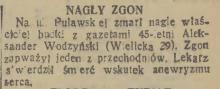Nagły zgon