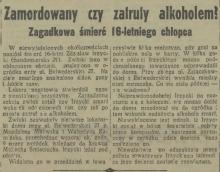 Zamordowany czy zatruty, 1938