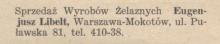 Sprzedaż wyrobów żelaznych, 1938
