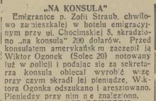 Na konsula, 1939