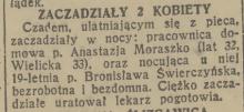 Zaczadziały 2 kobiety, 1939