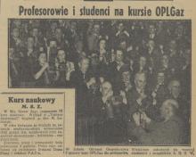 Na kursie OPLGaz, 1939